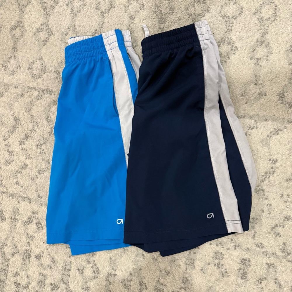Gap Kids Boys XL (12) Pull On Athletic Shorts Breathable Elastic - Lot Of 2 - Picture 2 of 11